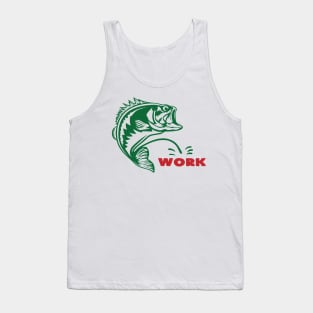 Pee on work Bass Tank Top